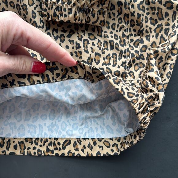 Children’s Place Rain Jacket Windbreaker Girl XL Animal Print Hooded Quarter Zip - Picture 9 of 16